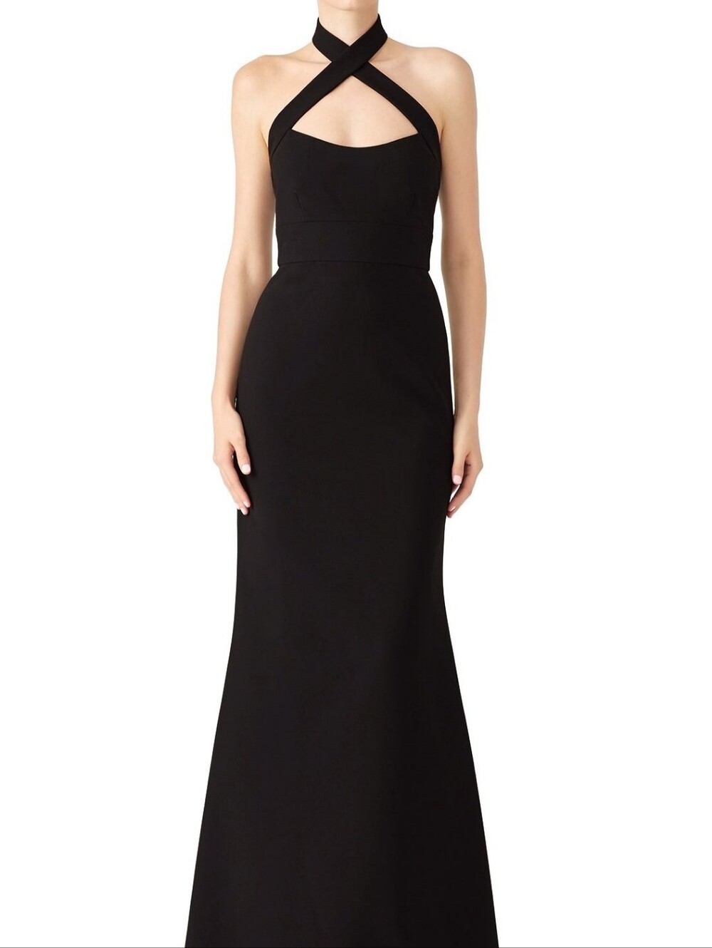 Jill Stuart Black Halter Maxi Dress